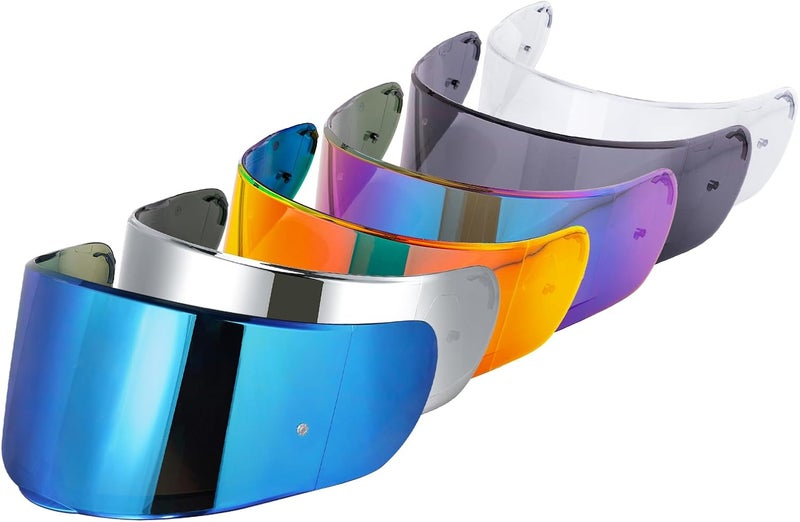 MXJ Gear Strada 2 Visor for Sedici Strada 2 and for Strada 3 Face Shield Helmet Visor Accessories for FT2 VECTOR FF801 FF397 (Chrome Blue) - Image 4